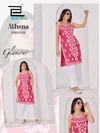 Athena By Blue Hills Rayon Embroidery Ladies Kurti Wholesale Market In Surat